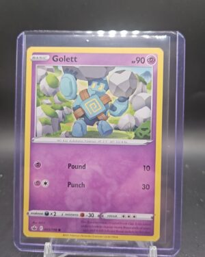 Golett Chilling Reign Pokémon Card