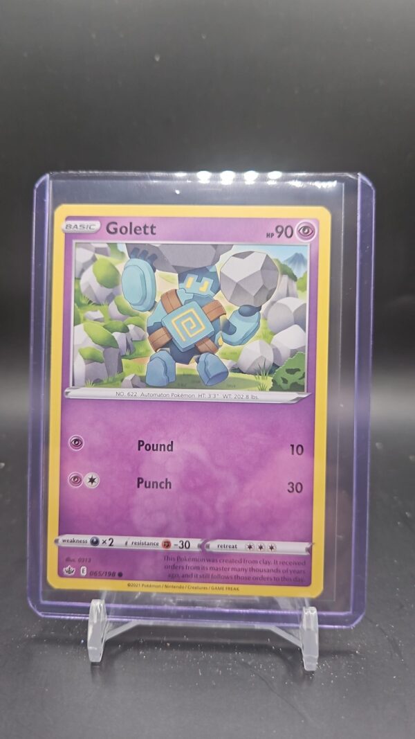 Golett 065/198 Chilling Reign Common basic Pokemon tcg