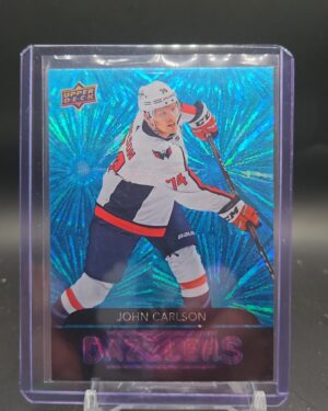 John Carlson Upper Deck Dazzlers Blue 2020-21 rookie card #DZ-48