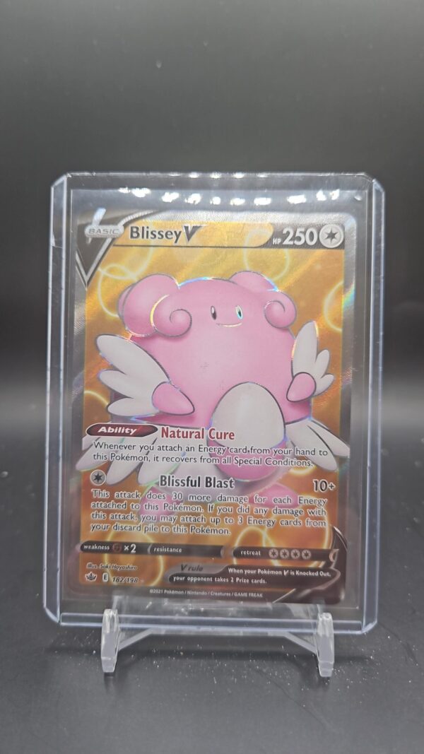 Pokemon Blissey V 182/198 Chilling Reign Sword & Shield FULL ART