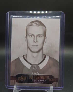 2021-22 Upper Deck Series 2 UD Portraits Rookies Jesse Ylonen #P-67