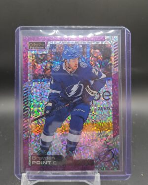 2020-21 O-Pee-Chee Platinum Violet Pixels #102 Brayden Point /399