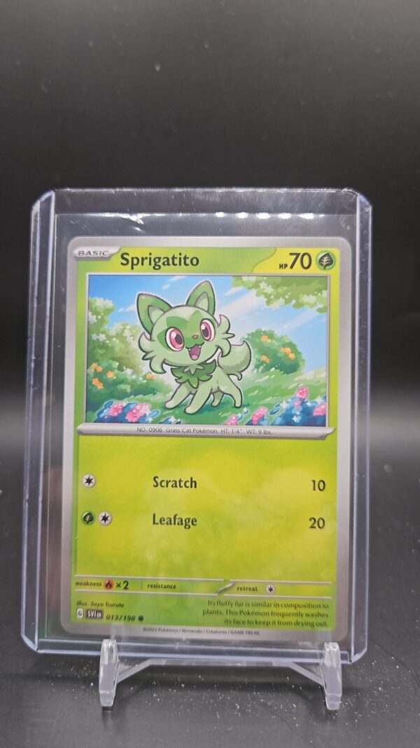 Sprigatito - 013/198 - Reverse Holo Common - Scarlet & Violet - Pokemon