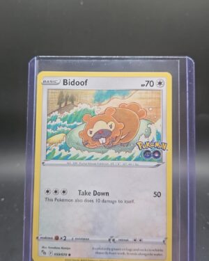Bidoof Pokémon GO common Pokémon TCG card