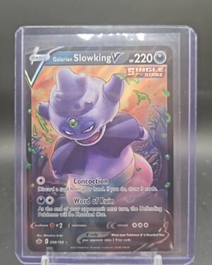 Galarian Slowking V Chilling Reign full art Pokémon TCG card