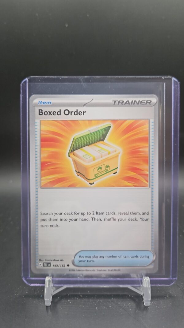 Boxed Order 143/162 2024 Pokemon TCG Scarlet & Violet Temporal Forces Item