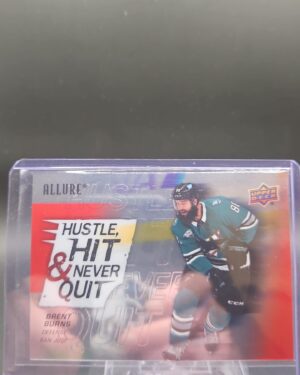 2021-22 Upper Deck Allure Hustle Hit and Never Quit #HH10 Brent Burns
