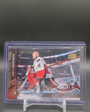 2015-16 Upper Deck UD Exclusives /100 Craig Anderson #387