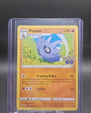 Pupitar Pokémon Go uncommon Pokémon TCG card
