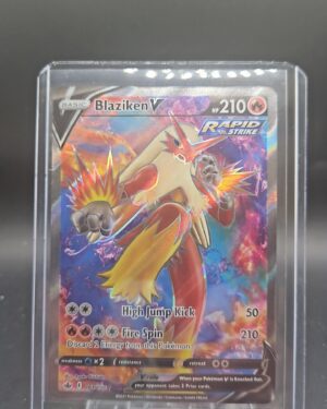 Blaziken V Full Art 161/198 Chilling Reign Holo Ultra Rare Pokémon Card NM Front