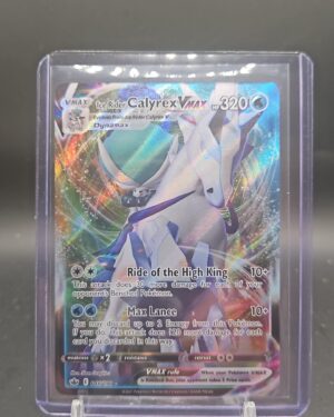 Ice Rider Calyrex VMAX 046/198 Holo Chilling Reign Pokémon Card Front