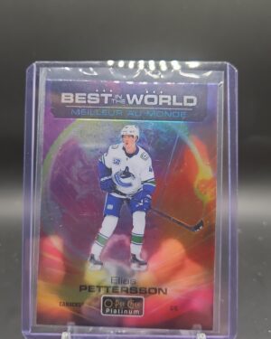 2020-21 O-Pee-Chee Platinum Best in the World #BW14 Elias Pettersson