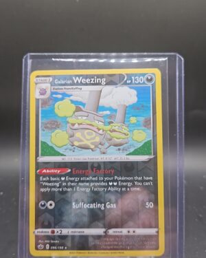 SWSH Chilling Reign Galarian Weezing 096/198 Reverse Holo Rare