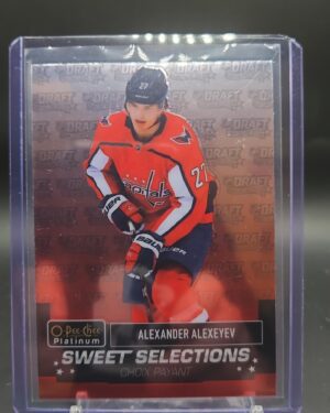 Alexander Alexeyev O-Pee-Chee OPC Platinum 2020-21 Sweet Selections #SS-5 rookie hockey card