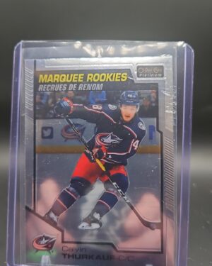 2020-21 O-Pee-Chee Platinum Marquee Rookies Calvin Thurkauf #186 Rookie