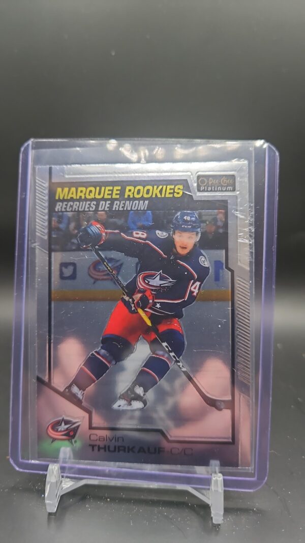 2020-21 O-Pee-Chee Platinum Marquee Rookies Calvin Thurkauf #186 Rookie