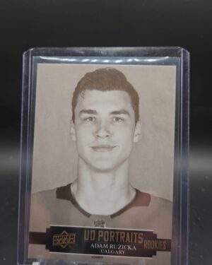 Adam Ruzicka Calgary Flames 2021-22 Upper Deck 2 UD Portraits Rookie #P-70