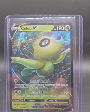 Celebi V 007/198 Full Art Ultra Rare Chilling Reign Pokémon Card Front