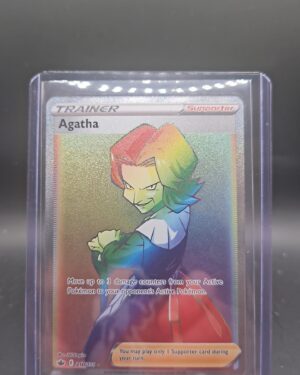 Agatha 210/198 Full Art Secret Rainbow Rare Chilling Reign Pokémon Card Front