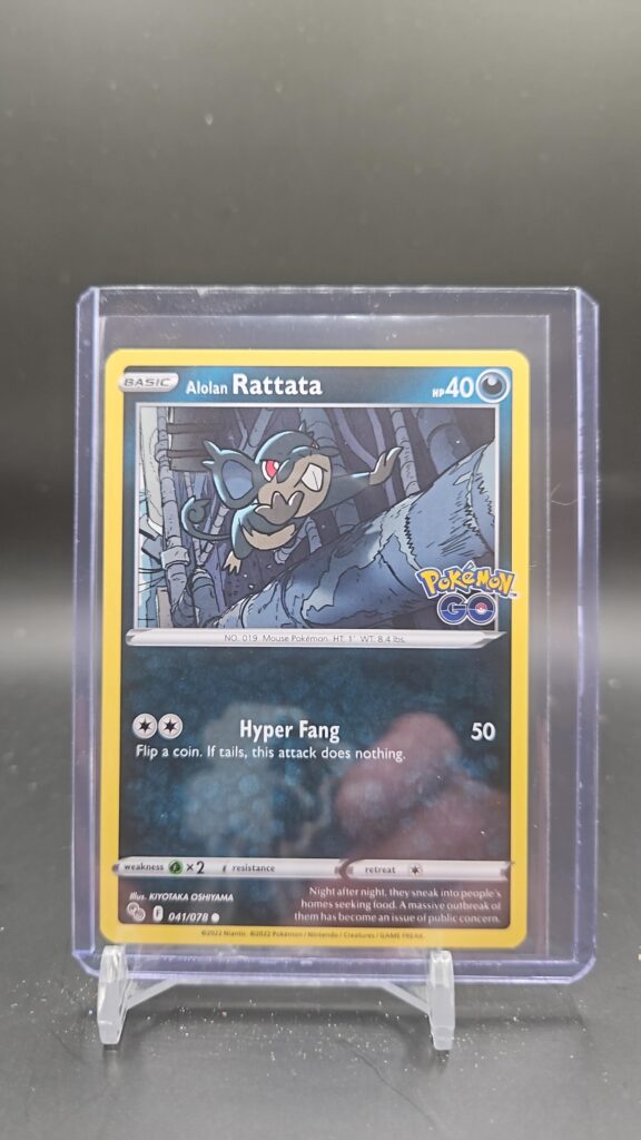 Alolan Rattata Pokémon GO common Pokémon TCG card