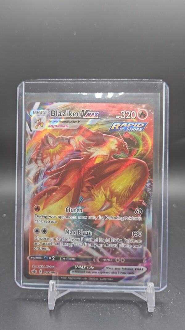 Blaziken VMAX 021/198 Pokémon TCG Chilling Reign Holo Ultra Rare