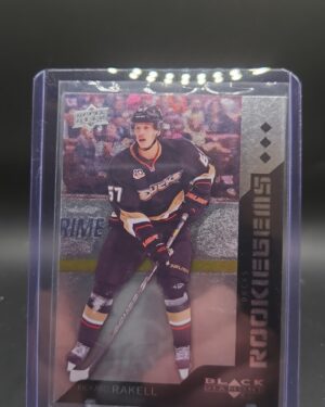 2013-14 UPPER DECK BLACK DIAMOND RICKARD RAKELL #191 ROOKIE GEMS TRIPLE