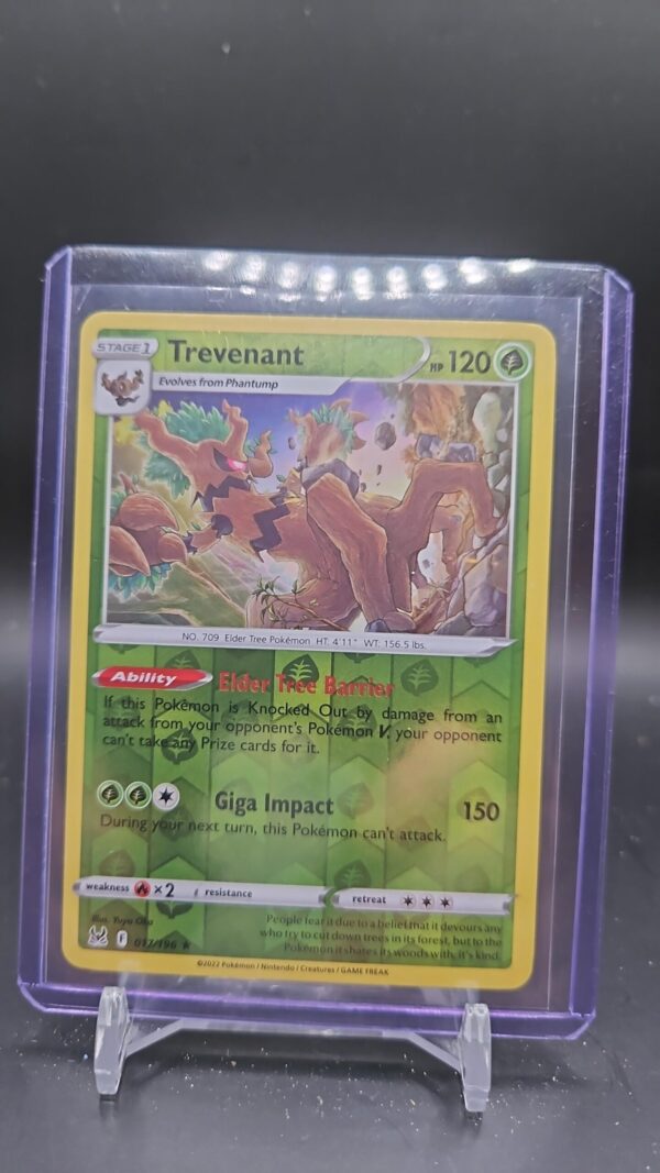 Trevenant Lost Origin reverse holo rare Pokémon TCG card