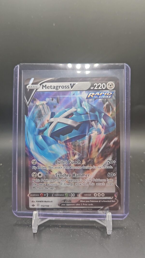 Metagross V 112/198 - Chilling Reign - Ultra Rare Holo Pokemon Card