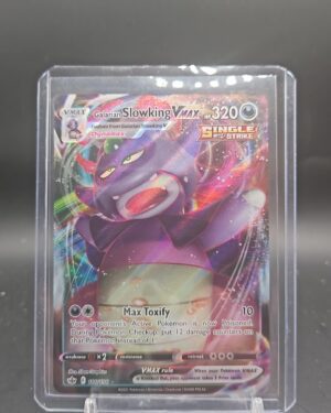 Galarian Slowking VMAX 100/198 Ultra Rare Chilling Reign Pokémon Card Front