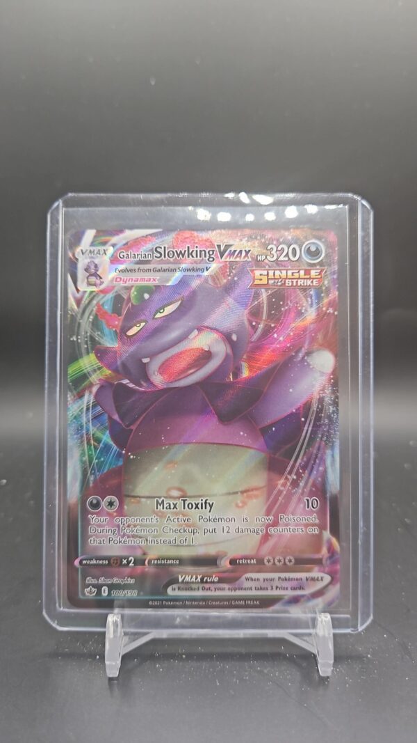 Pokemon Card Galarian Slowking VMAX 100/198 Chilling Reign Ultra Rare
