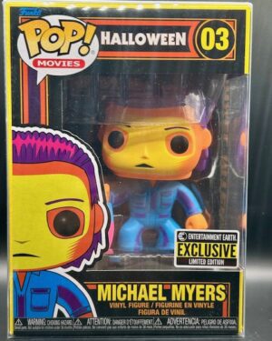 Funko Pop! Michael Myers 03 Black Light Vinyl Figure In Protector
