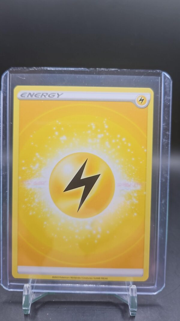 Lightning Energy Unnumbered Pokémon Card Sword & Shield 2022 NM