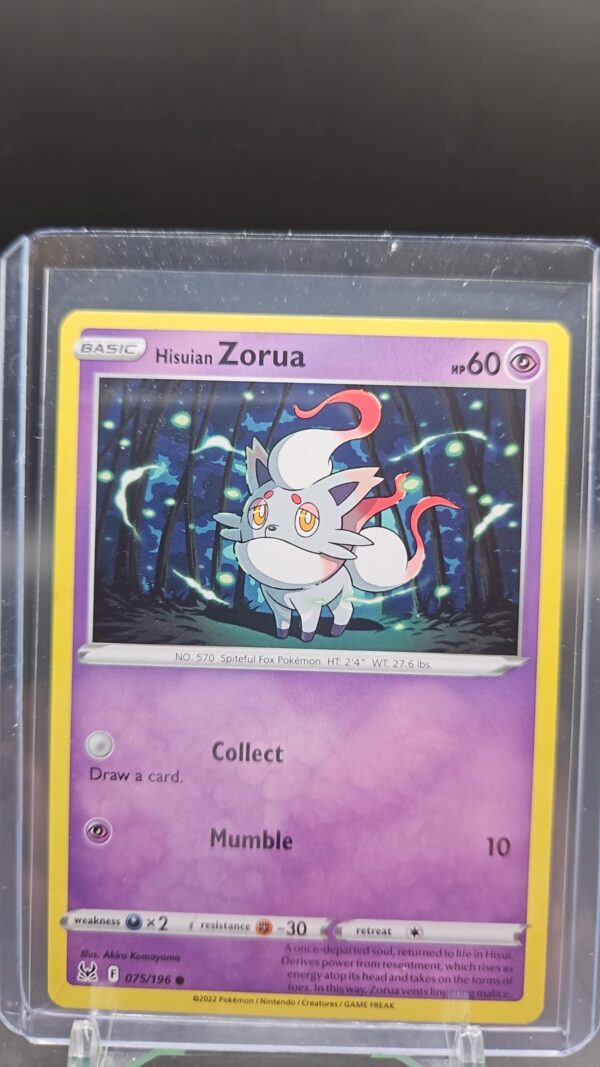 Hisuian Zorua 075/196 - Lost Origin - Common - Pokemon Card