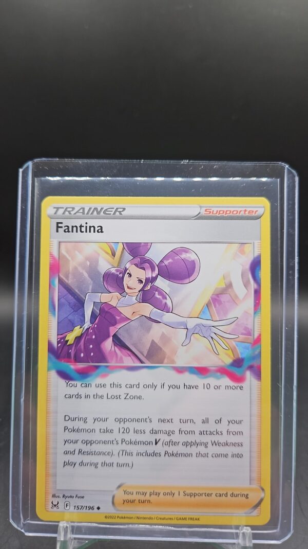 Pokemon Lost Origin Fantina Uncommon Trainer Card 157/196