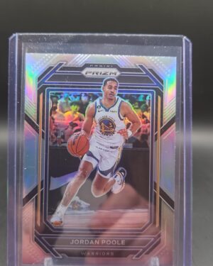 2022-23 Panini Prizm Silver Jordan Poole #102 Golden State Warriors