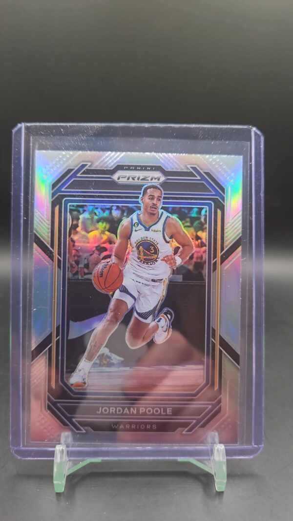2022-23 Panini Prizm Silver Jordan Poole #102 Golden State Warriors