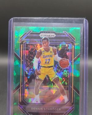 2022-23 Panini Prizm Dennis Schroder Green cracked ice #185