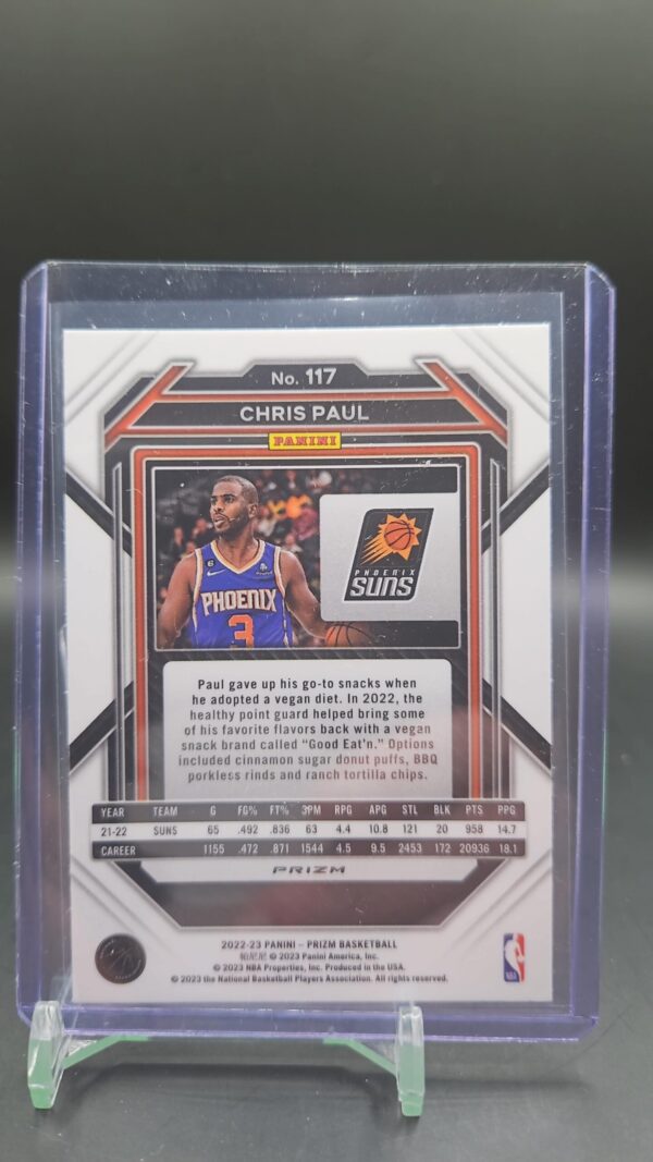 2022-23 Panini Prizm Pink Ice Prizm Chris Paul #117 - Image 2
