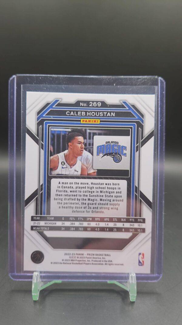 2022-23 Prizm Caleb Houston RC Rookie #269 Magic - Image 2