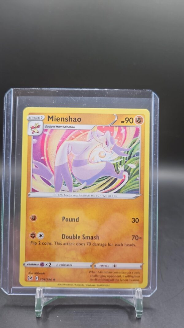 Mienshao 104/196 Uncommon Lost Origin Pokemon Card