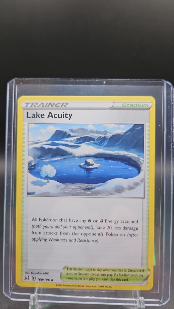 Lake Acuity Lost Origin uncommon Trainer Pokémon TCG card