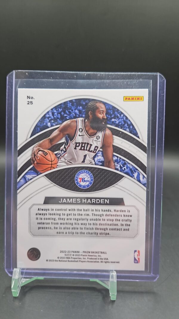 2022-23 Prizm Dominance #25 JAMES HARDEN - Image 2