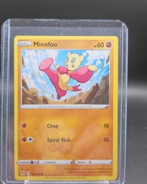 Pokémon Lost Origin TCG Mienfoo 103/196 Reverse Holo Common