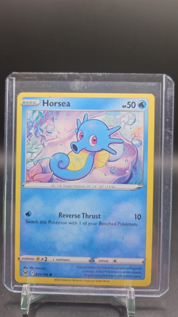 Reverse Holo Horsea 035/196 Common Lost Origin Pokemon Card