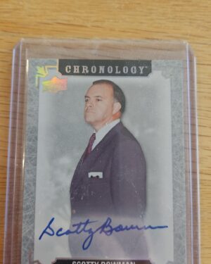 2018-19 Chronology Franchise History Scotty Bowman Auto #FH-BU-SB 2019-20 Upper Deck Update