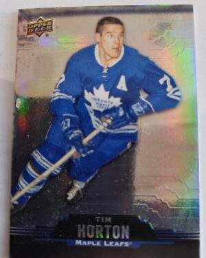 2020-2021 TIM HORTON BASE CARD #1 Toronto Maple Leafs