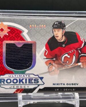 UD 2019-20 Ultimate Nikkita Gusev Rookies Jersey 24/299 #180