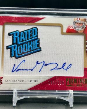 2013 Prominence Vance McDonald #233 143/225 49ers rookie jersey auto