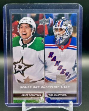 UD 2022-23 Series 1 Checklist Robertson/Shesterkin #199