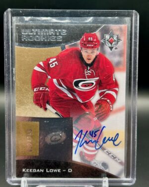 2015-16 Ultimate Collection Keegan Lowe Rookie Auto 22/299 Oilers
